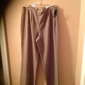 Brown Pin Striped Pants